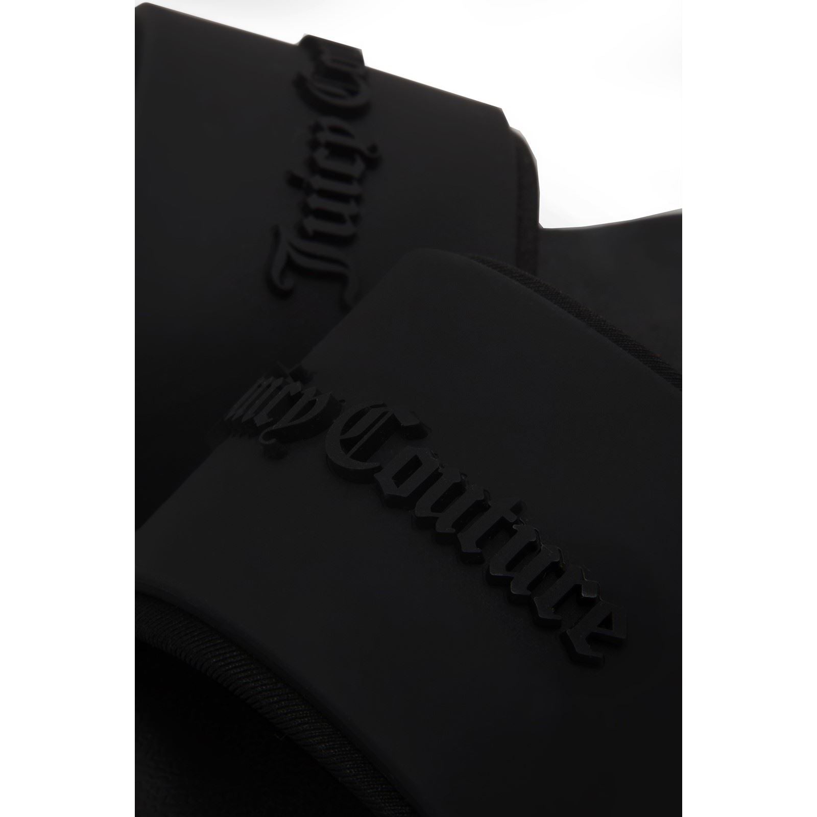 Juicy Couture BREANNA Damen Schwarz-Gummisandalen