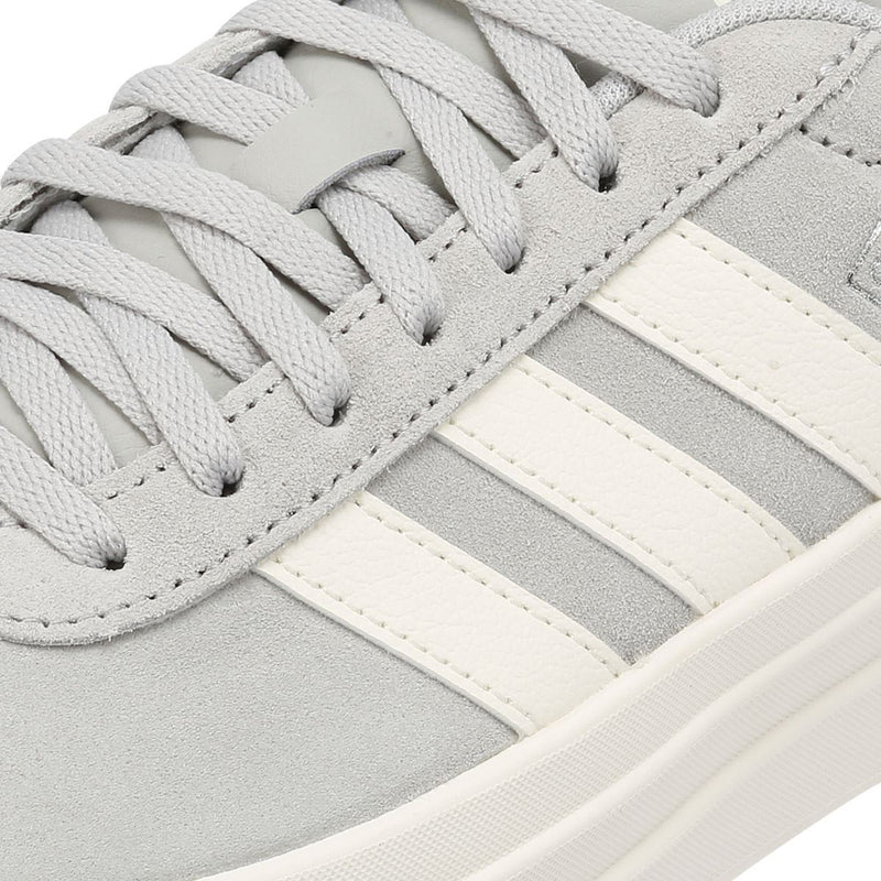 Adidas VL Court Bold Damen Sneaker Aus Grauem Leder