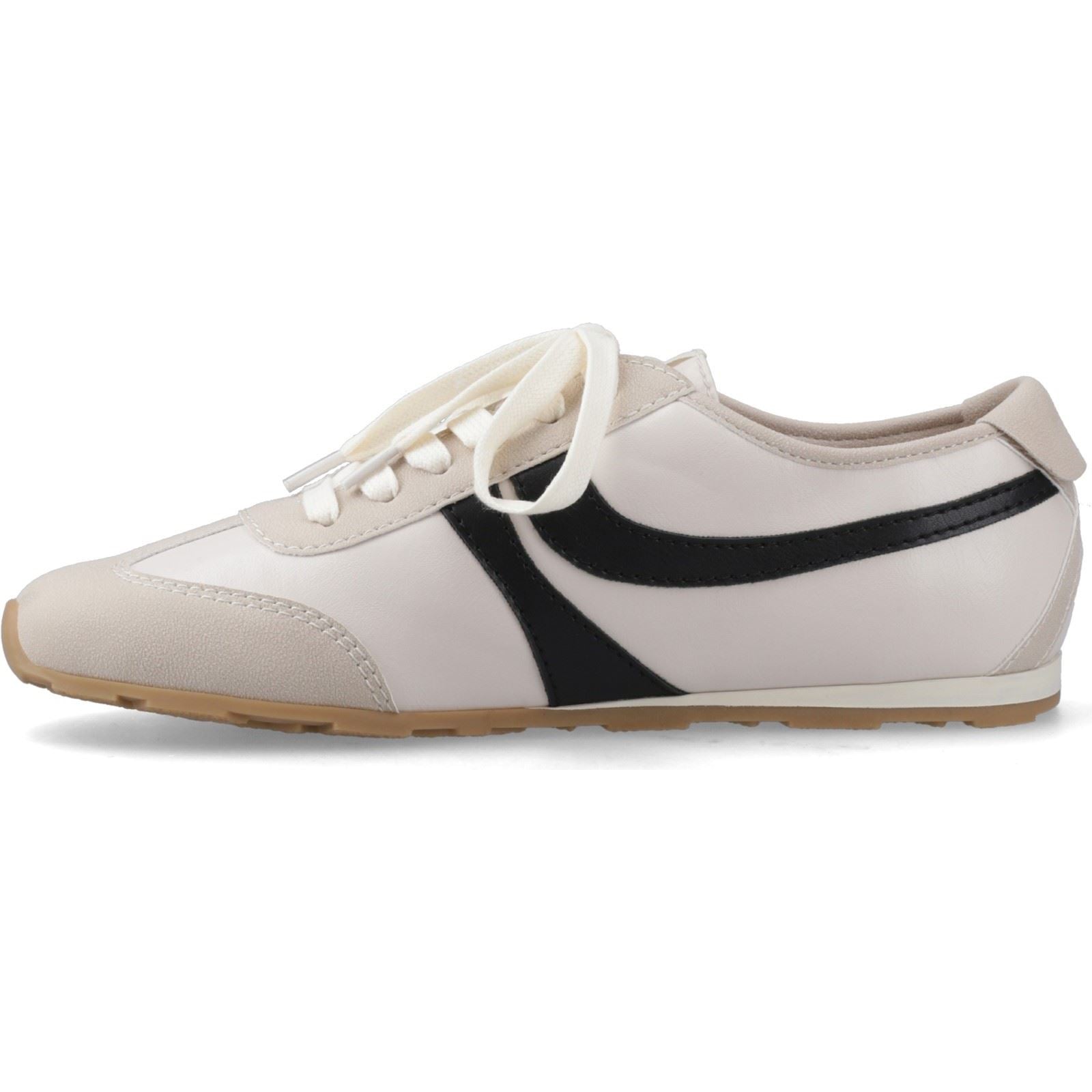 Rocket Dog Destin PU Combo Polyurethan Damen Sneaker Gebrochen Weiß/Schwarz