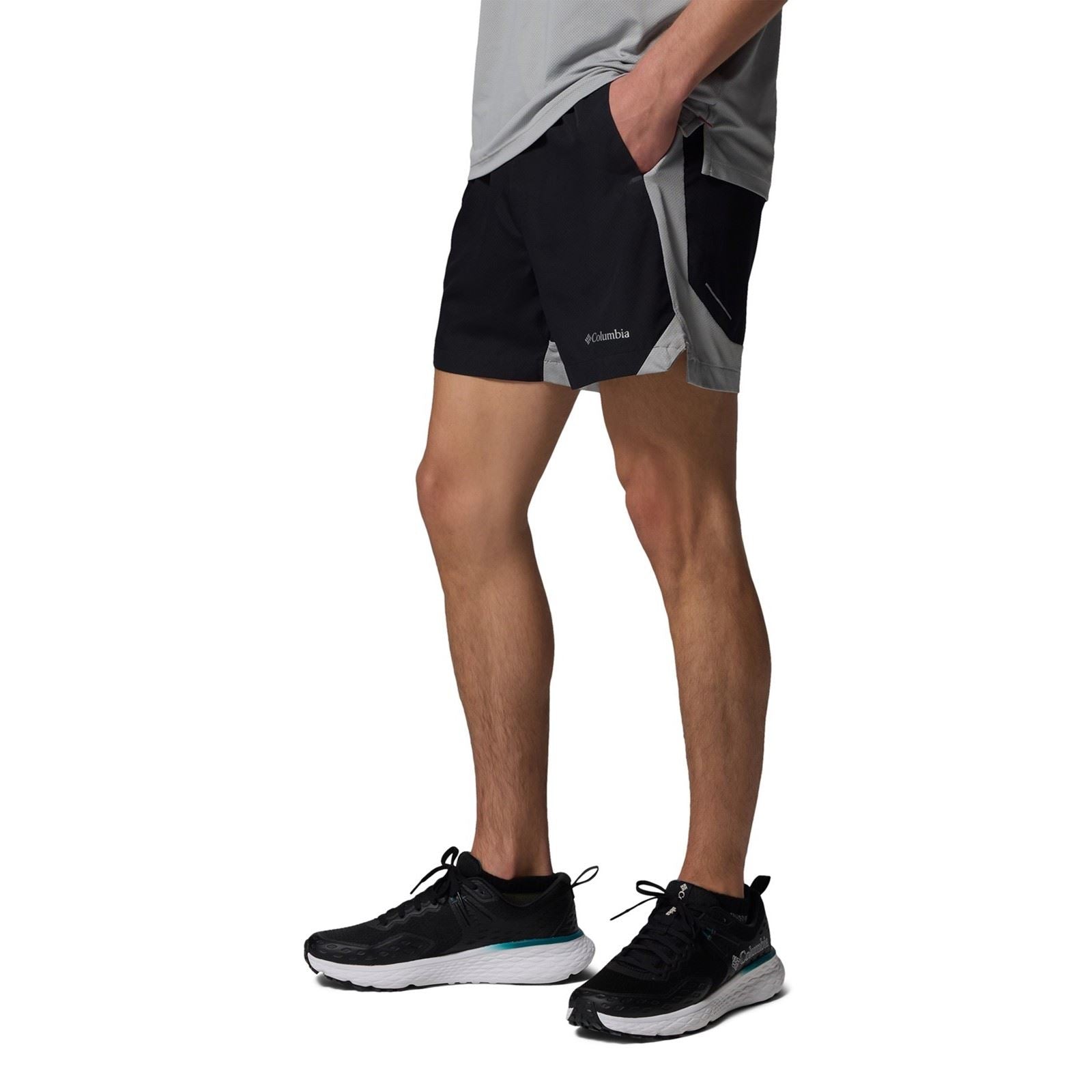 Columbia Three Pitch Polyester Herren Schwarze Farbe Sportshorts