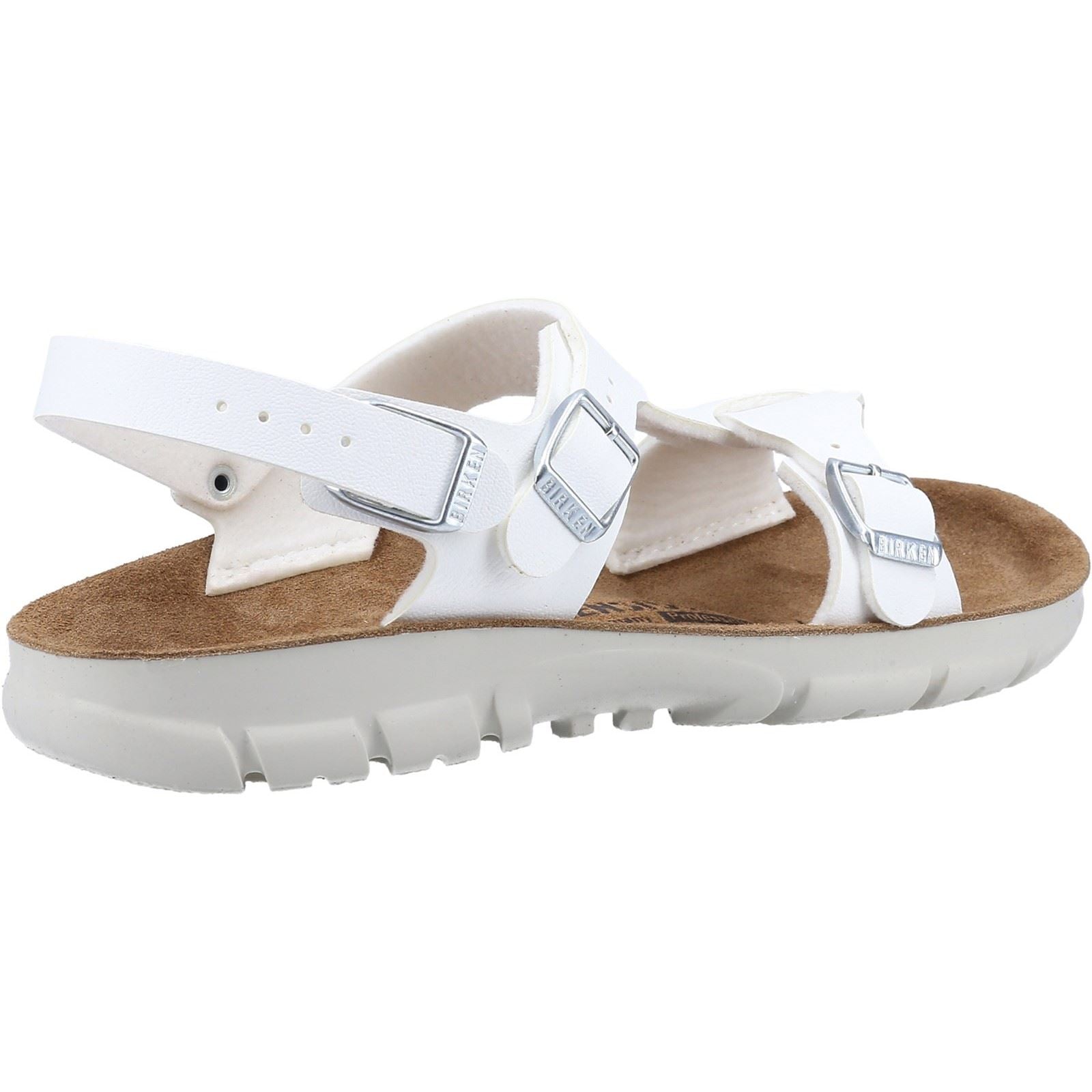 Birkenstock Saragossa Synthetische Damen Sandalen In Weiß