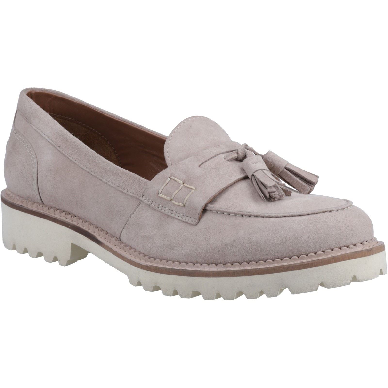 Hush Puppies Ginny Damen Slipper Aus Wildleder In Taupe