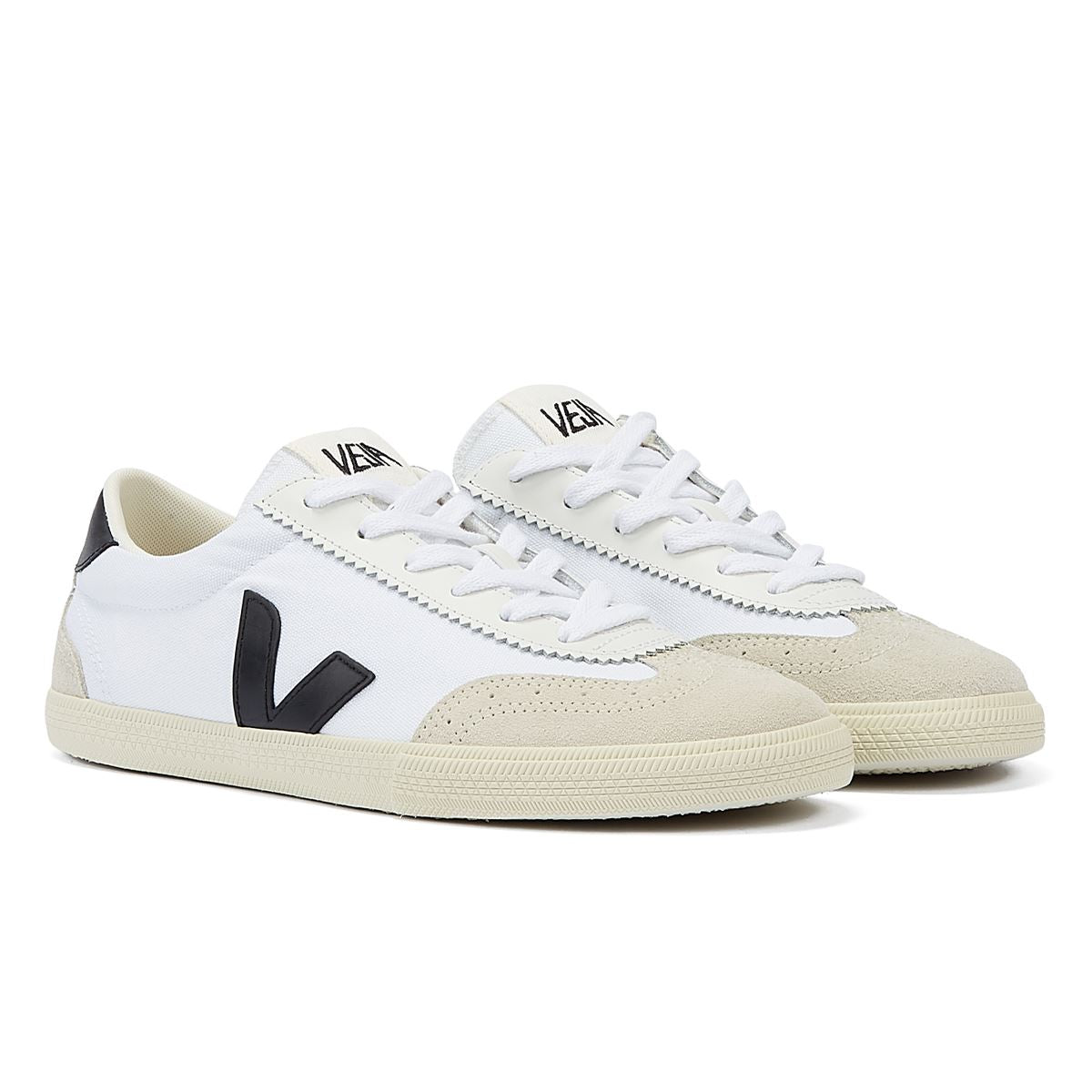 Veja Volley Damen Turnschuhe In Weiß/Schwarz