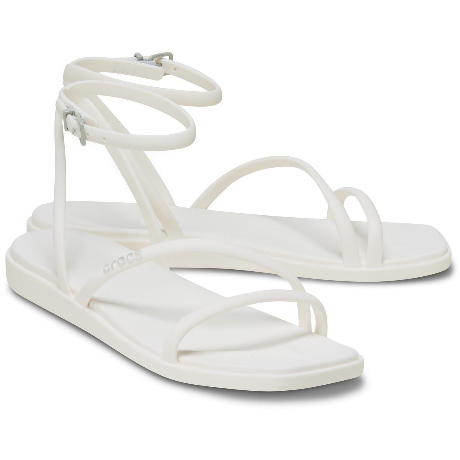 Crocs Miami Toe Loop Eva Damen Kreide Sandalen
