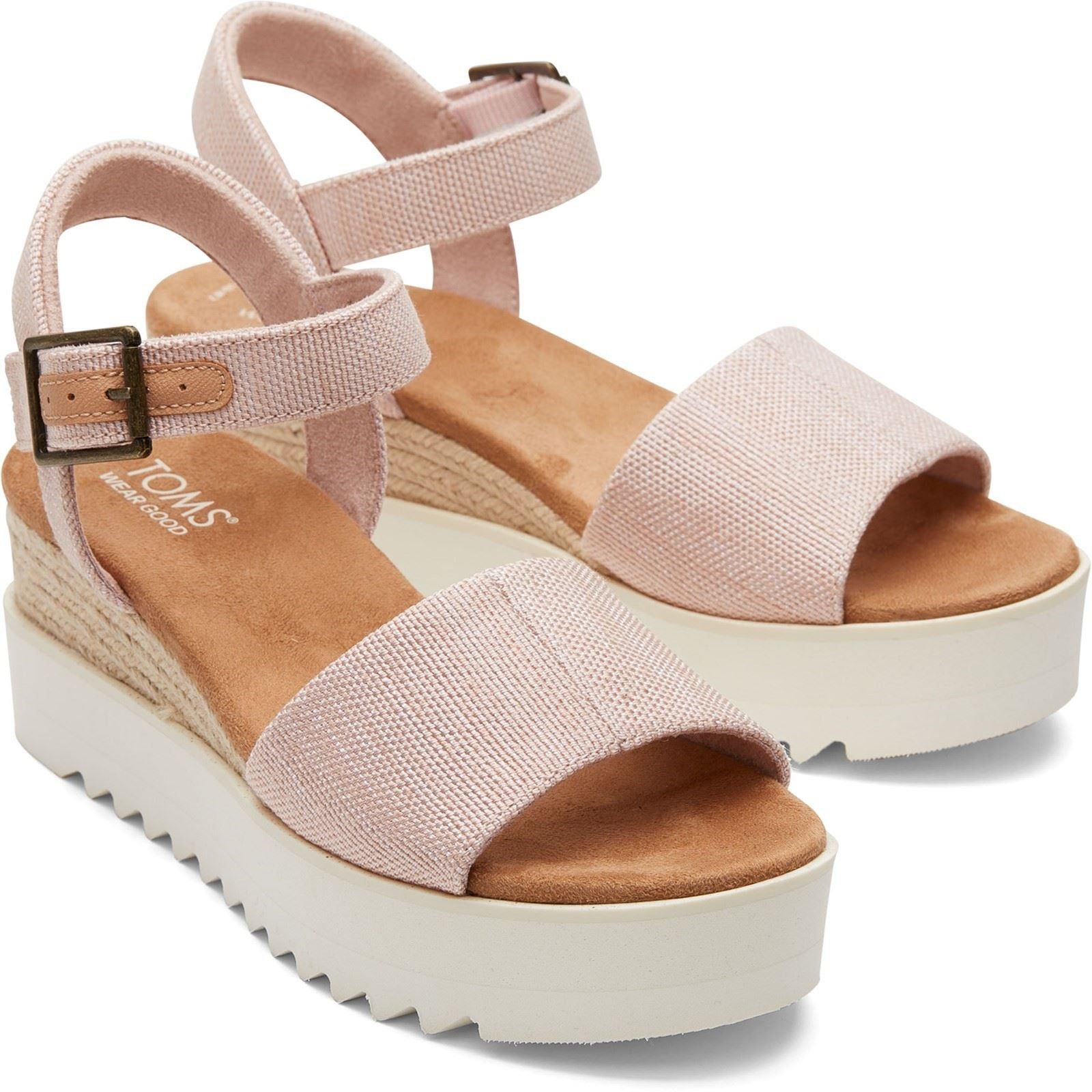 TOMS Diana Damen Ballettrosa Wedges