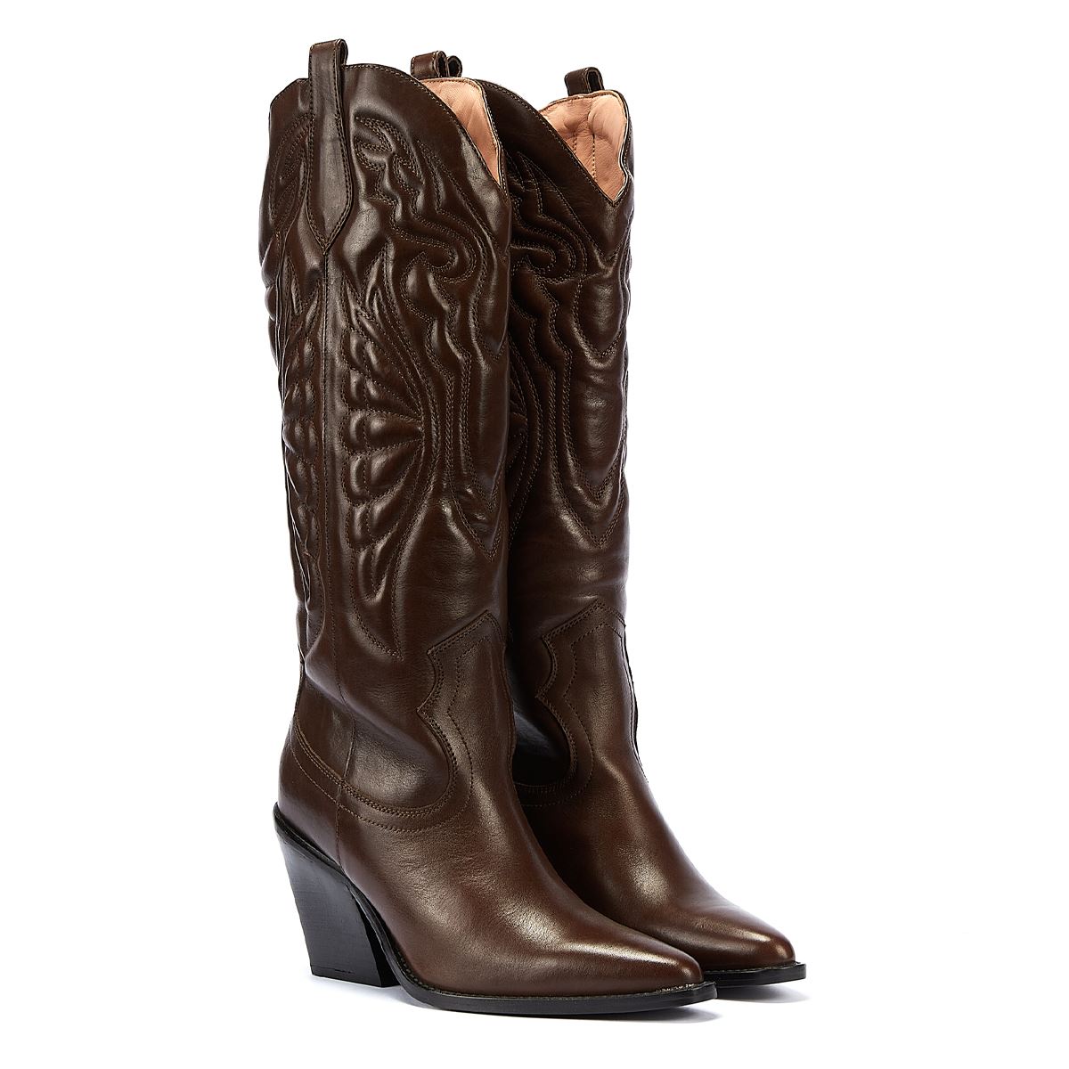 Bronx Neu-Kole Damen Stiefel In Dunkelbraun