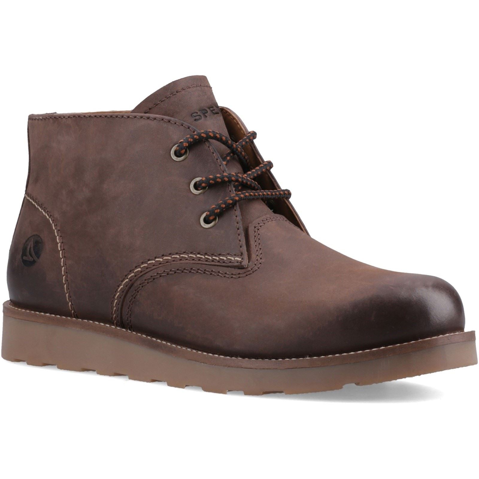 Sperry Portland Leder Herren Braune Stiefeletten