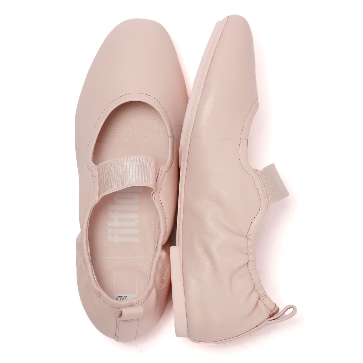 FitFlop X Pantone Delicato Mary Jane Leder Damen Rosa Schuhe