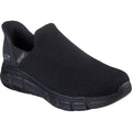 Skechers BOBS Sport B Flex Resilient Textile Herren Sneaker In Schwarz