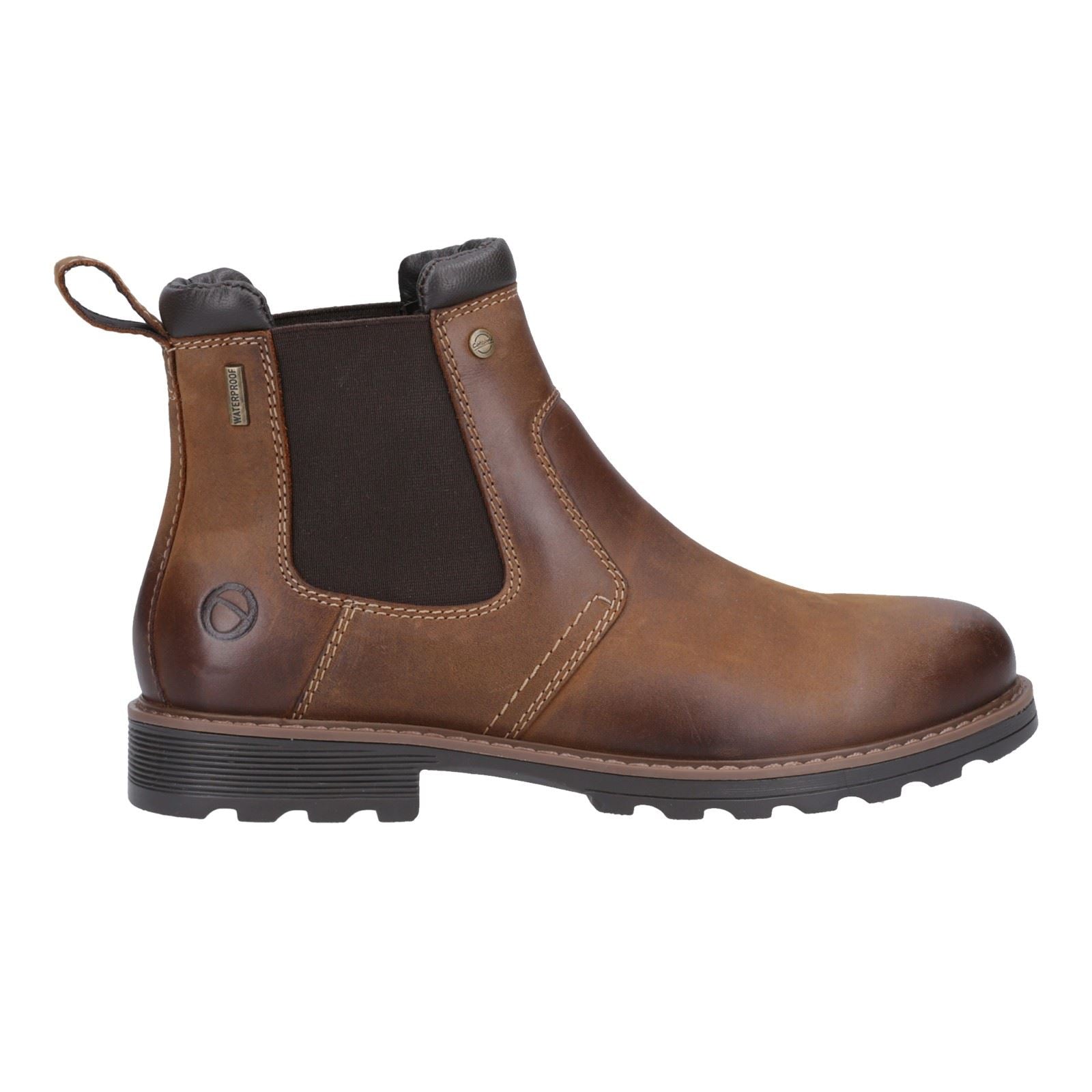 Cotswold Leafield Leder Herren Tan Stiefel