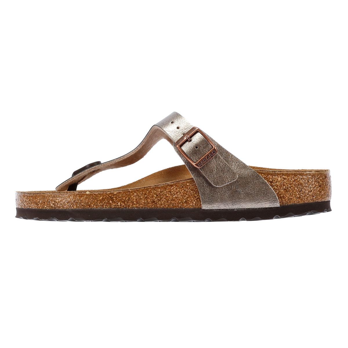 Birkenstock Gizeh Birko Flor Elegante Sandalen In Taupe Für Damen