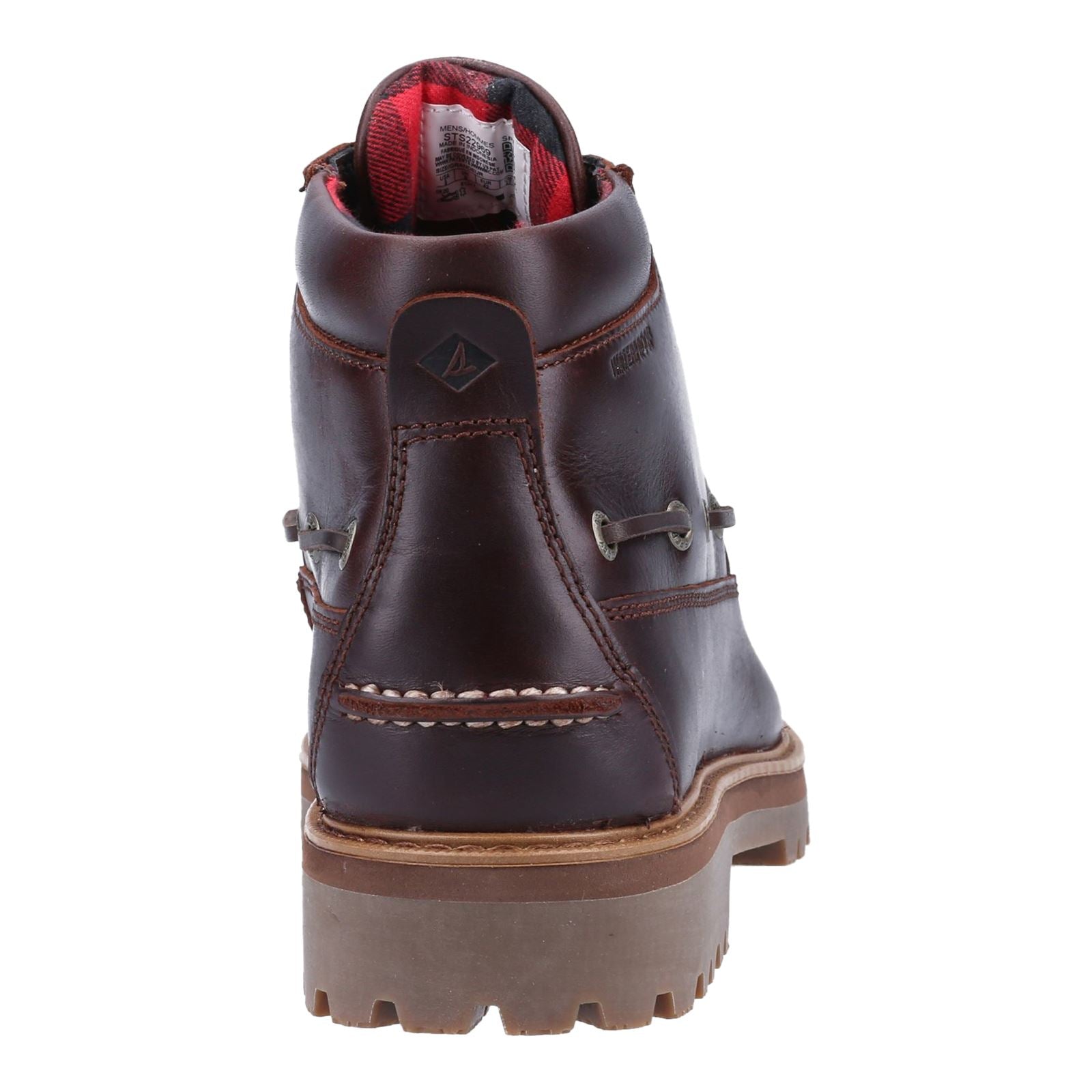 Sperry Authentic Original Lug Chukka Leder-Herrenstiefel In Amarettoton.