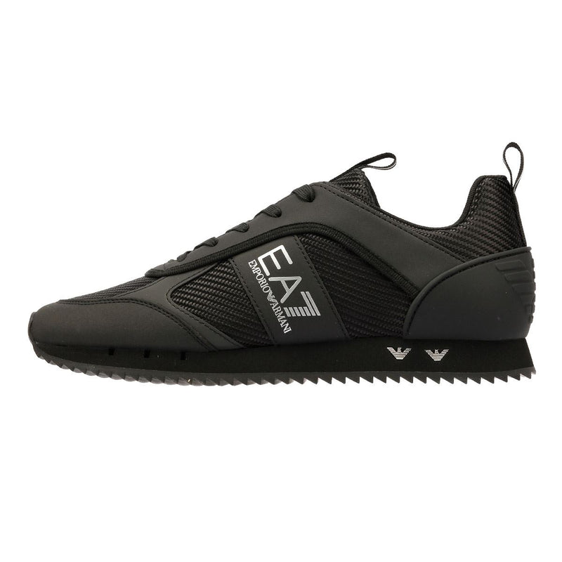 EA7 Black & White Carbon Herren Schwarze Turnschuhe