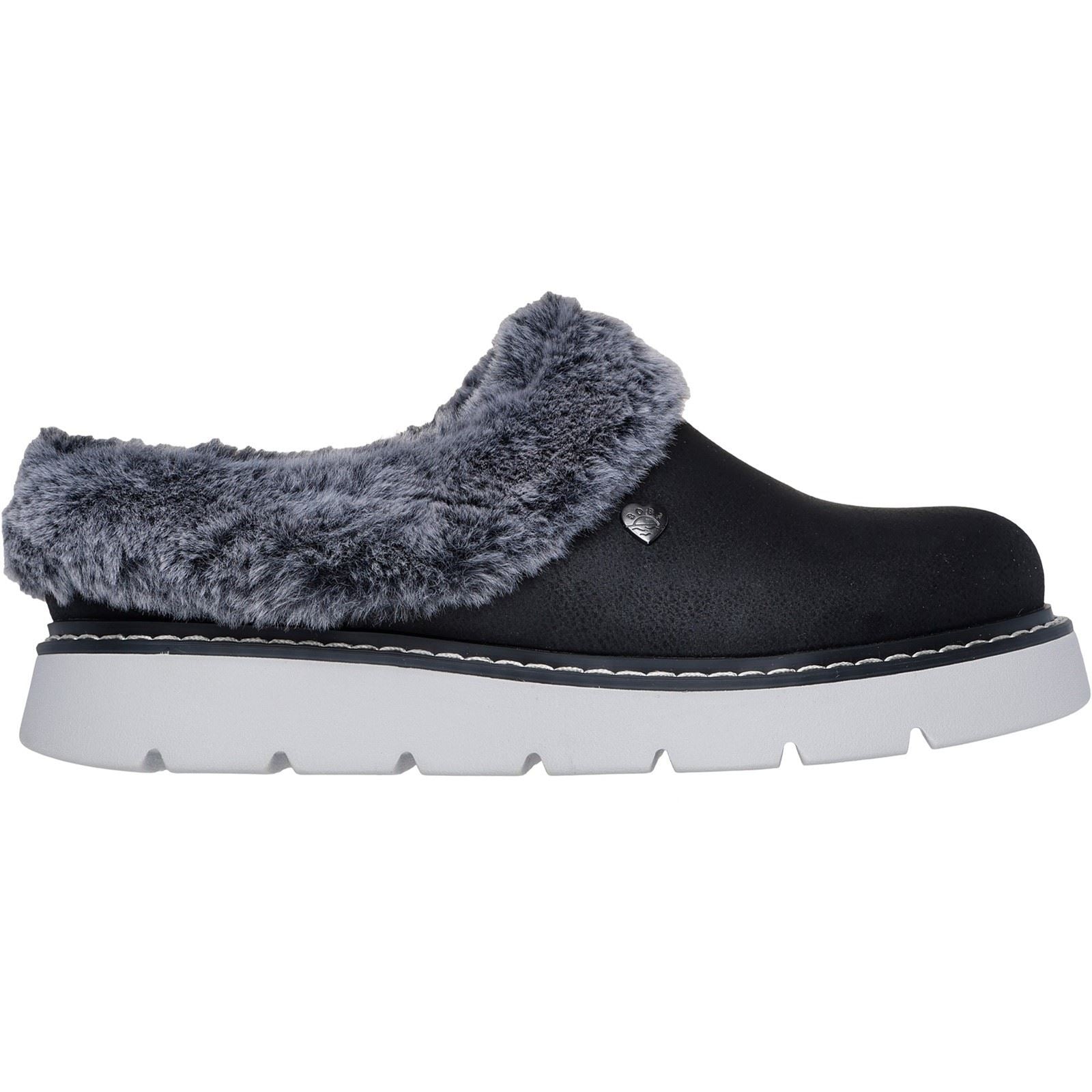 Skechers Keepsakes Lite Cozy Blend Textil Damen Hausschuhe In Schwarz