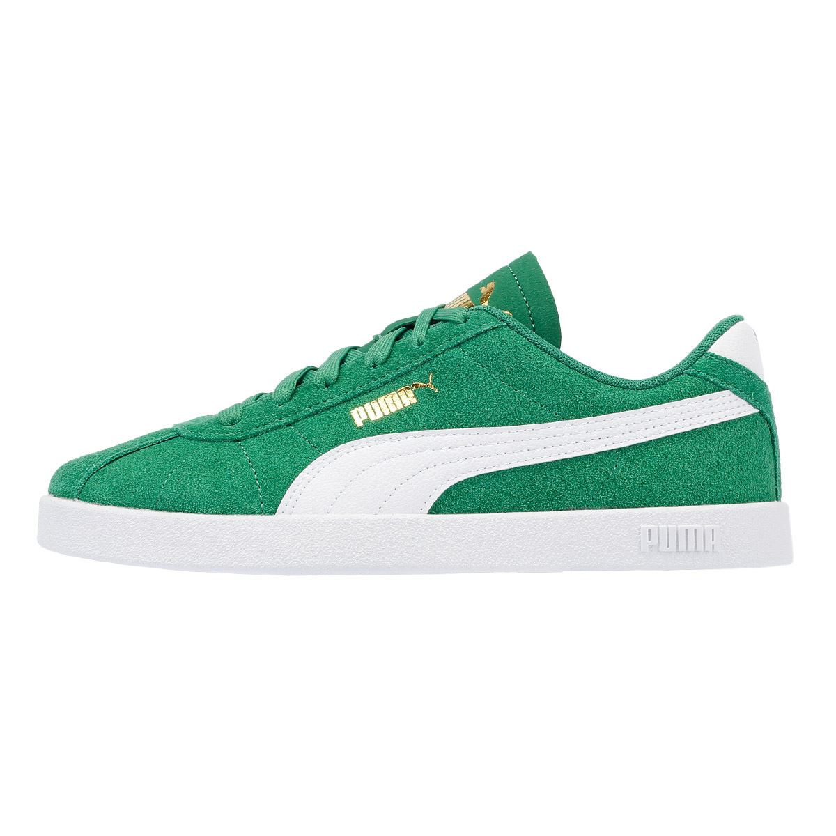 Puma Club II Grüne Wildleder Turnschuhe