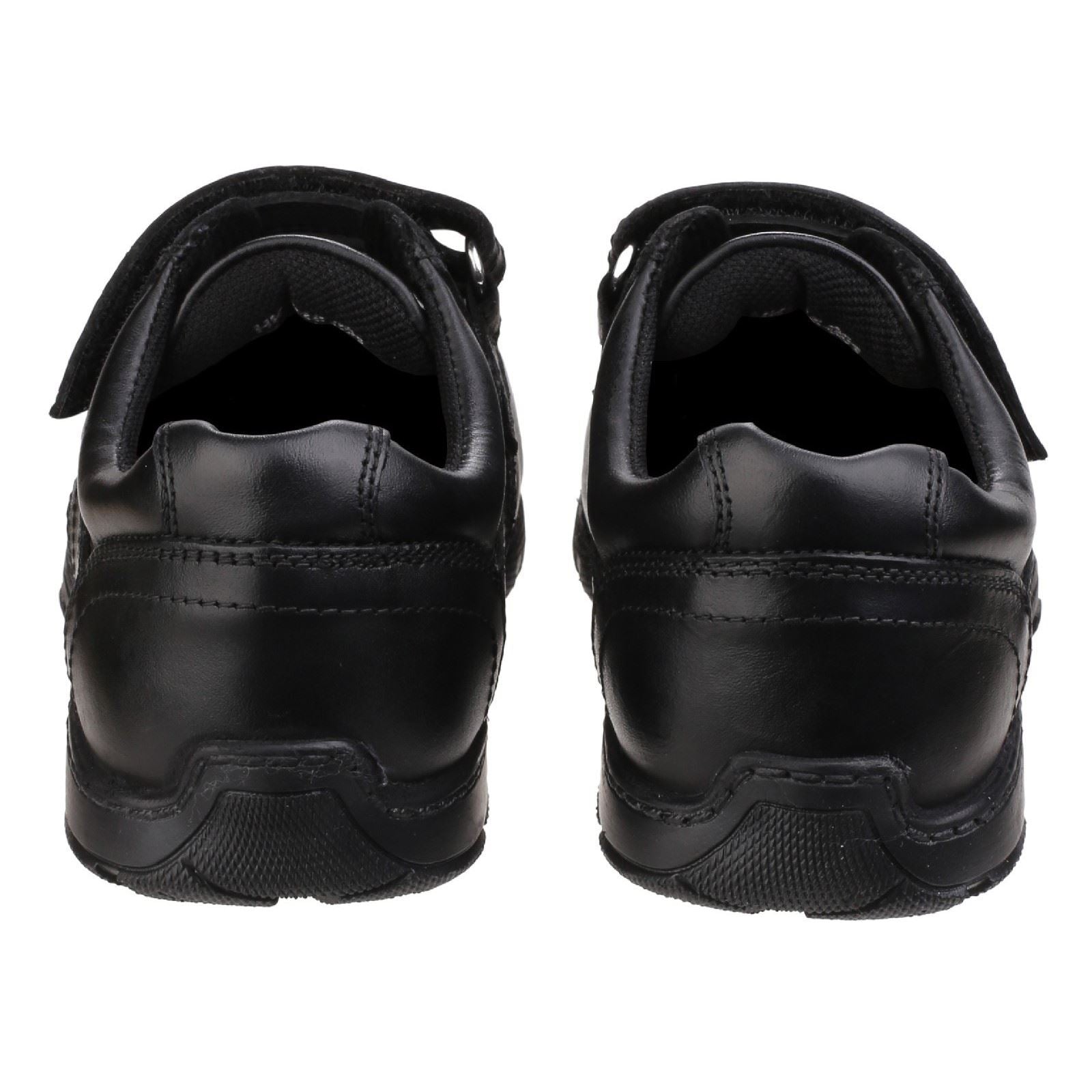 Hush Puppies Freddy 2 Junior Lederschuhe Für Jungen In Schwarz