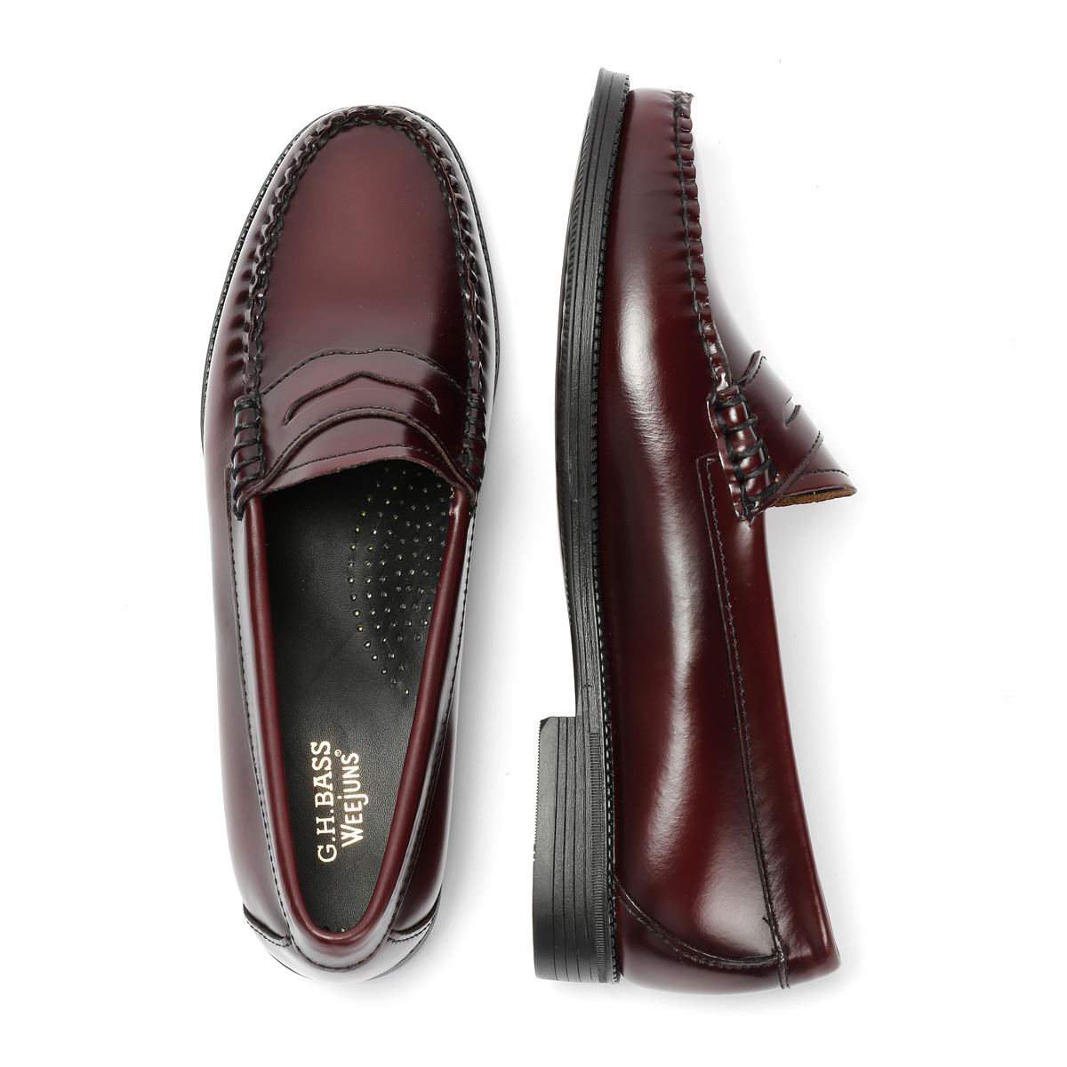 G. H. Bass Weejun II Leder Damen Rote Slipper