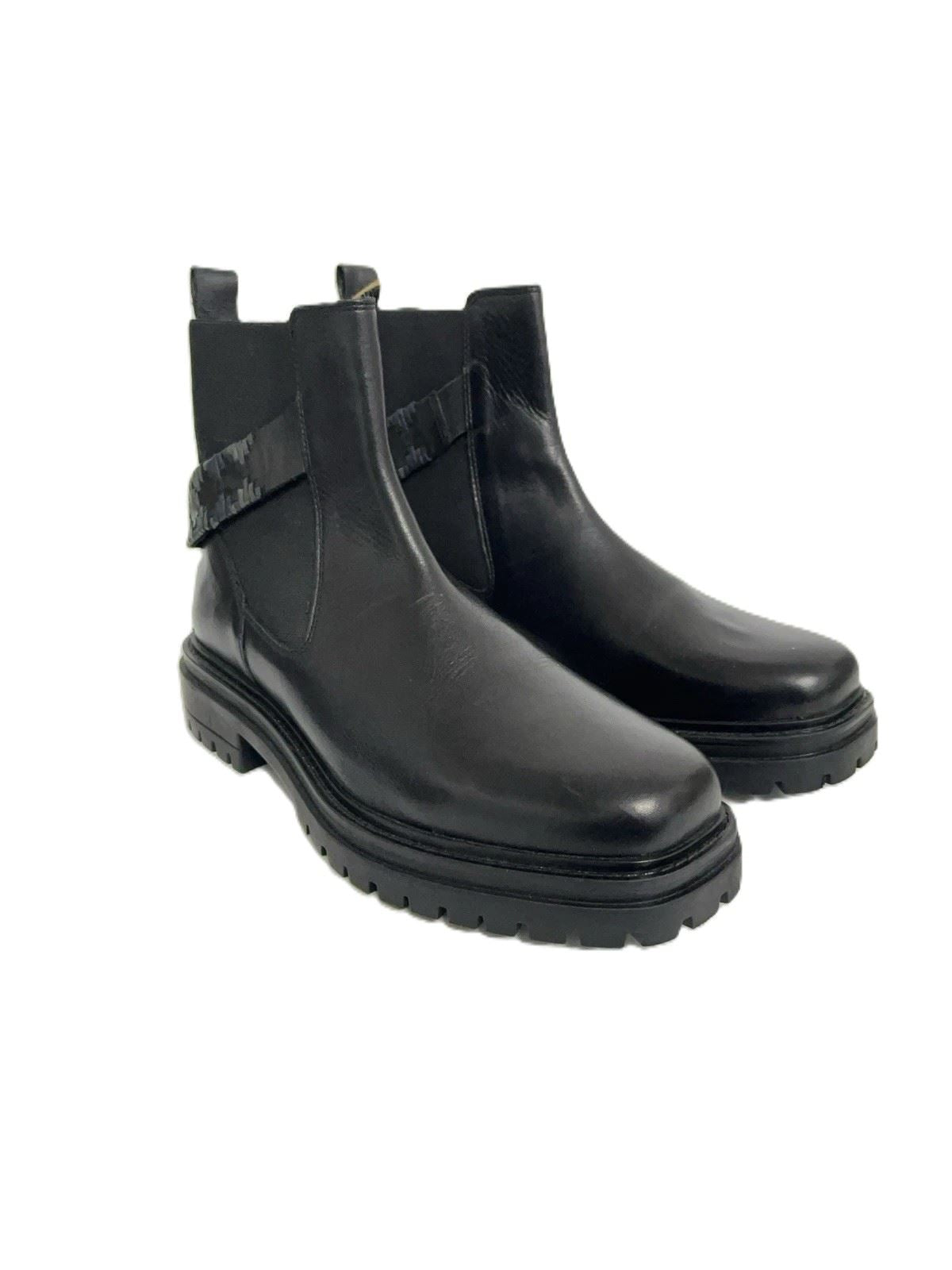 Osprey London The Guildford Chelsea Leder Damen Schwarze Stiefel