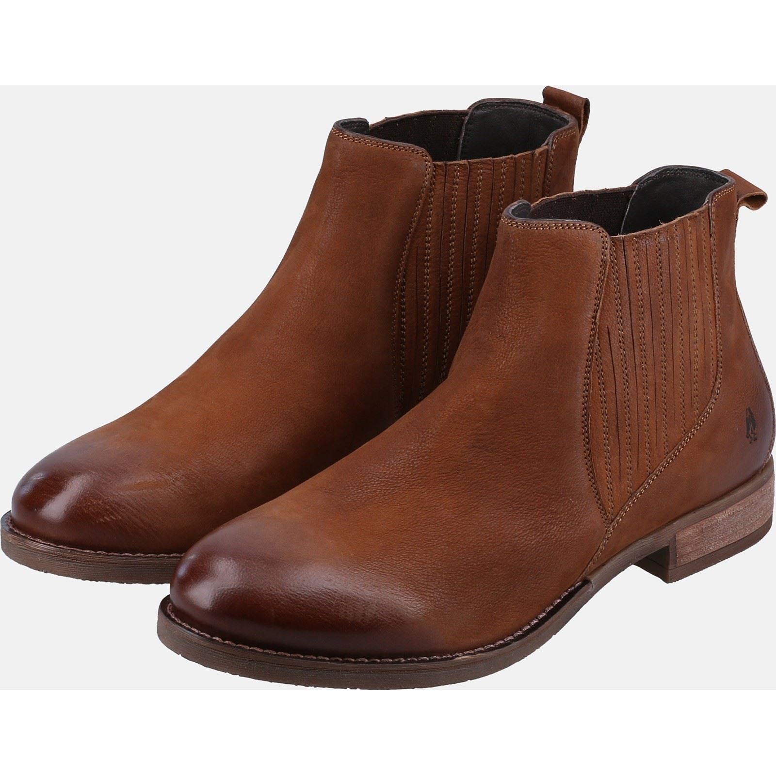 Hush Puppies Edith Leder Damen Stiefeletten In Braun