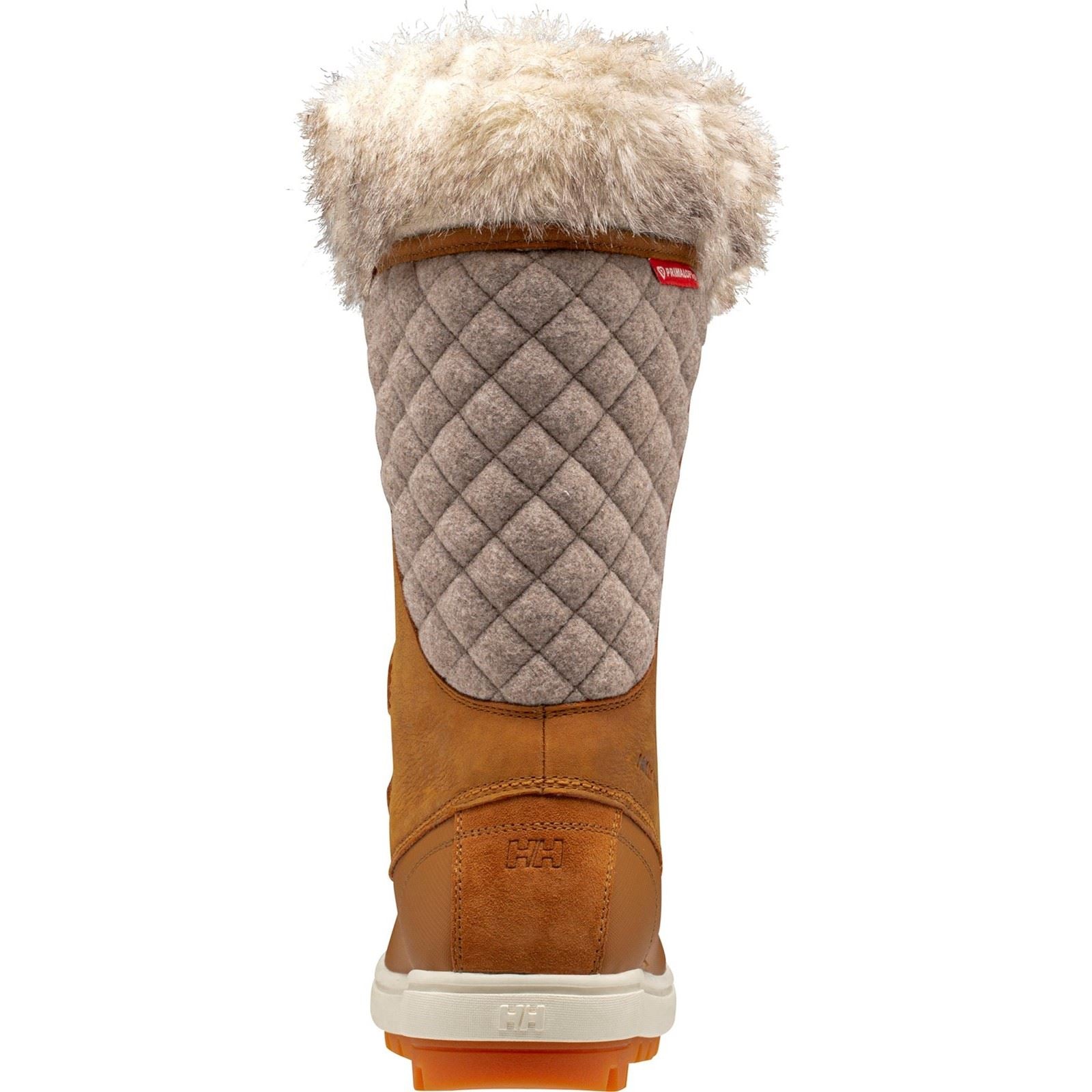 Helly Hansen Sport Garibaldi Damen Winter Stiefel aus Leder in Weizen/Dunkelkhaki neu