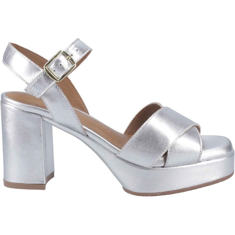 Hush Puppies Ophelia Wildleder Damensilberschuhe