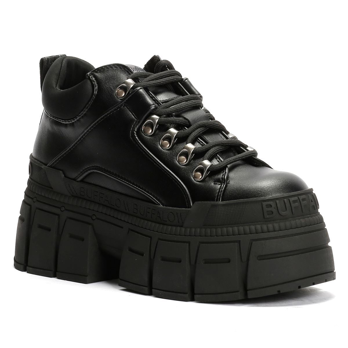 Buffalo Gospher Hike Lo Damen Schwarze Farbe Schuhe