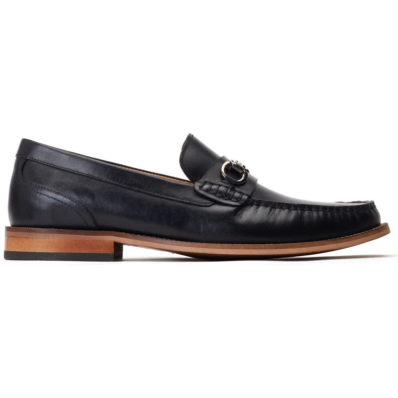 Base London Madison Leder Herren Schwarze Mokassins