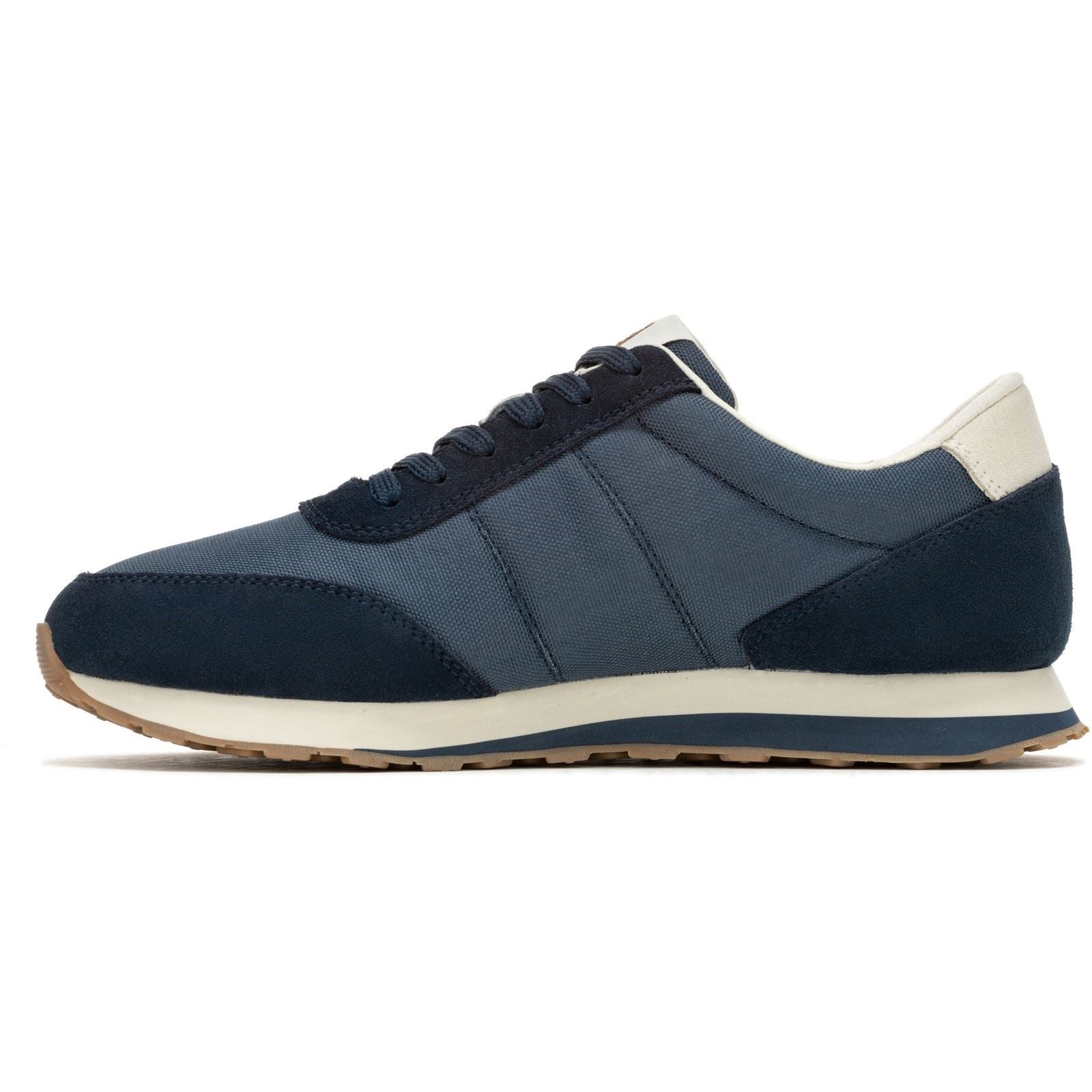 Hush Puppies Seventy8 Herren Sneaker Aus Leder In Marineblau