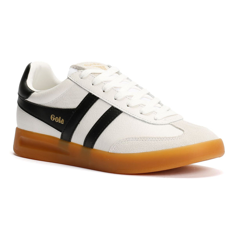 Gola Cyclone Leder Damen Weiße Sneakers