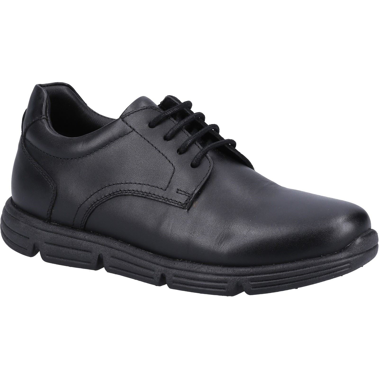 Hush Puppies Adrian JNR Lederschuhe Für Jungen In Schwarz