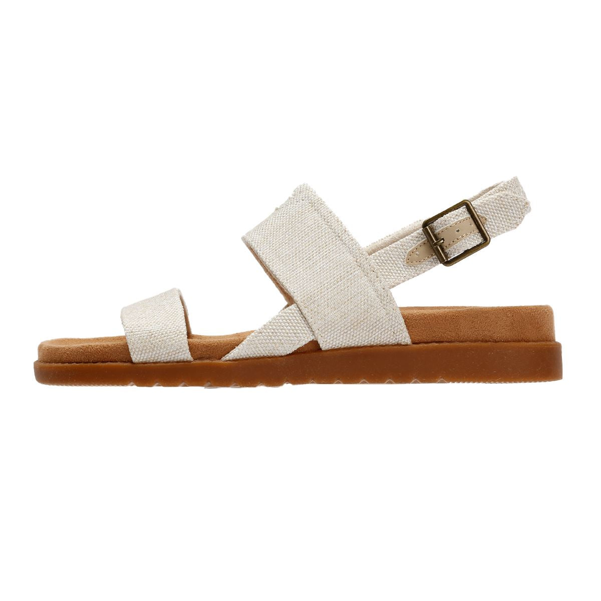 TOMS Marin Slingback Textile Damen Weiße Sandalen