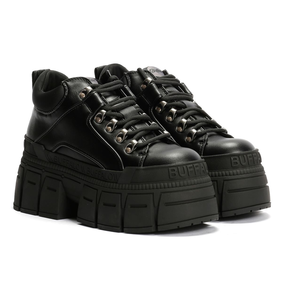 Buffalo Gospher Hike Lo Damen Schwarze Farbe Schuhe