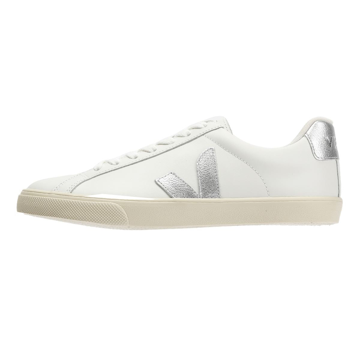 Veja Esplar Leder Damen Weiße Sneakers