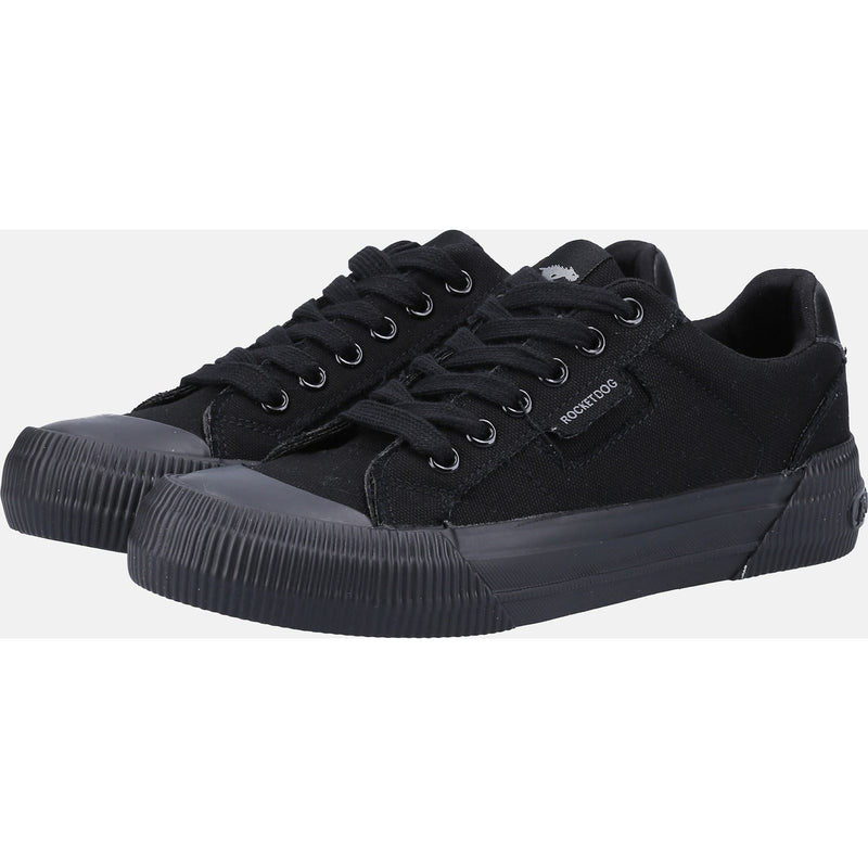 Rocket Dog Cheery Stoff Damen Schwarz Sneakers