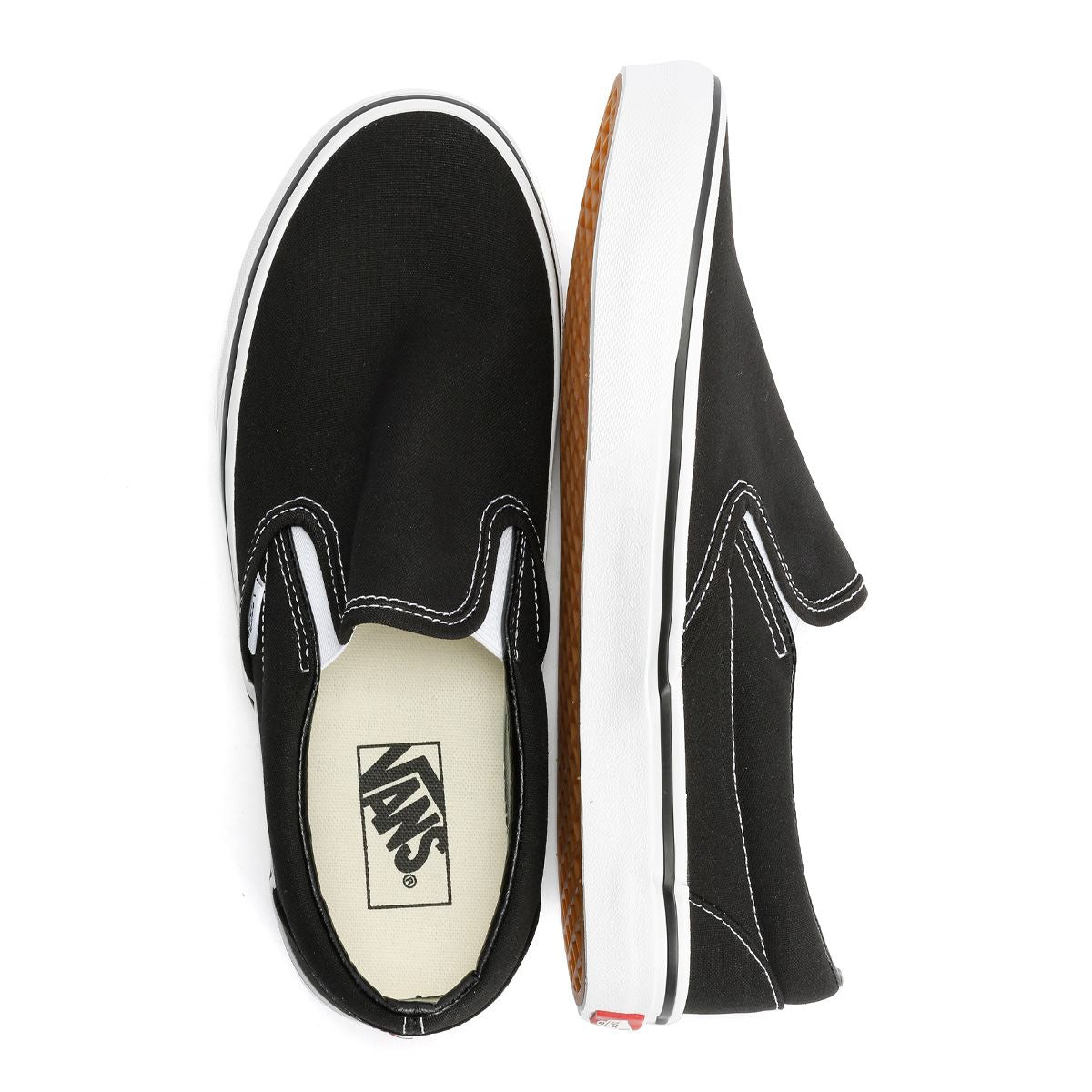 Vans Classic Slip-On  Leinwand Schwarze Turnschuhe