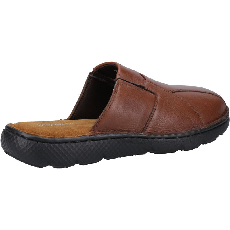 Hush Puppies Carson Herren Pantoletten Aus Braunem Leder