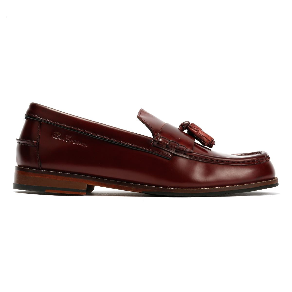 Ben Sherman Sid Leder Männer Rote Slipper