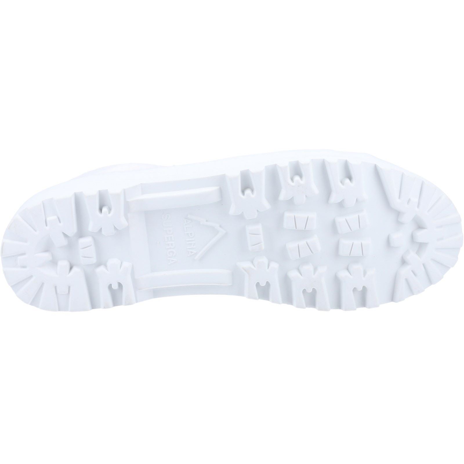 Superga 2341 Alpina Resin Eyelets 100% Baumwolle Damenstiefel In Weiß