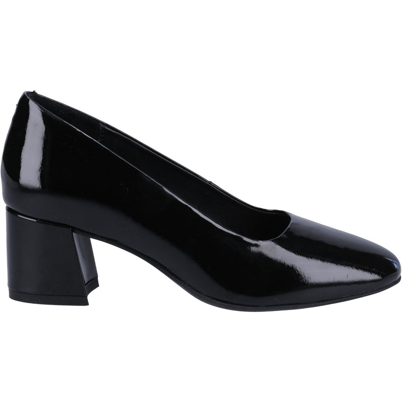 Hush Puppies Alicia Leder Damen Schwarze Absätze