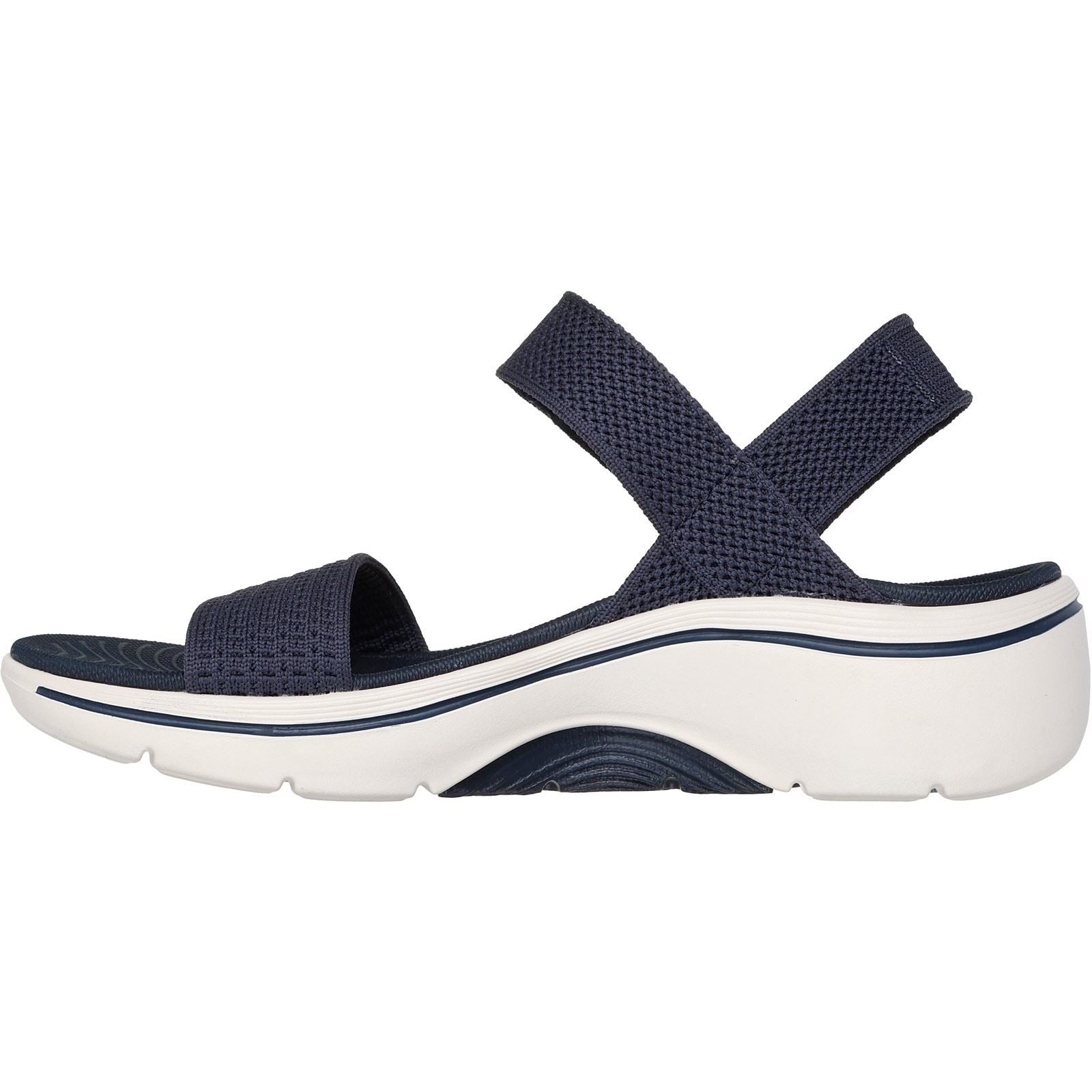 Skechers Go Walk Arch Fit 2.0 Damen Textil Sandalen In Marineblau