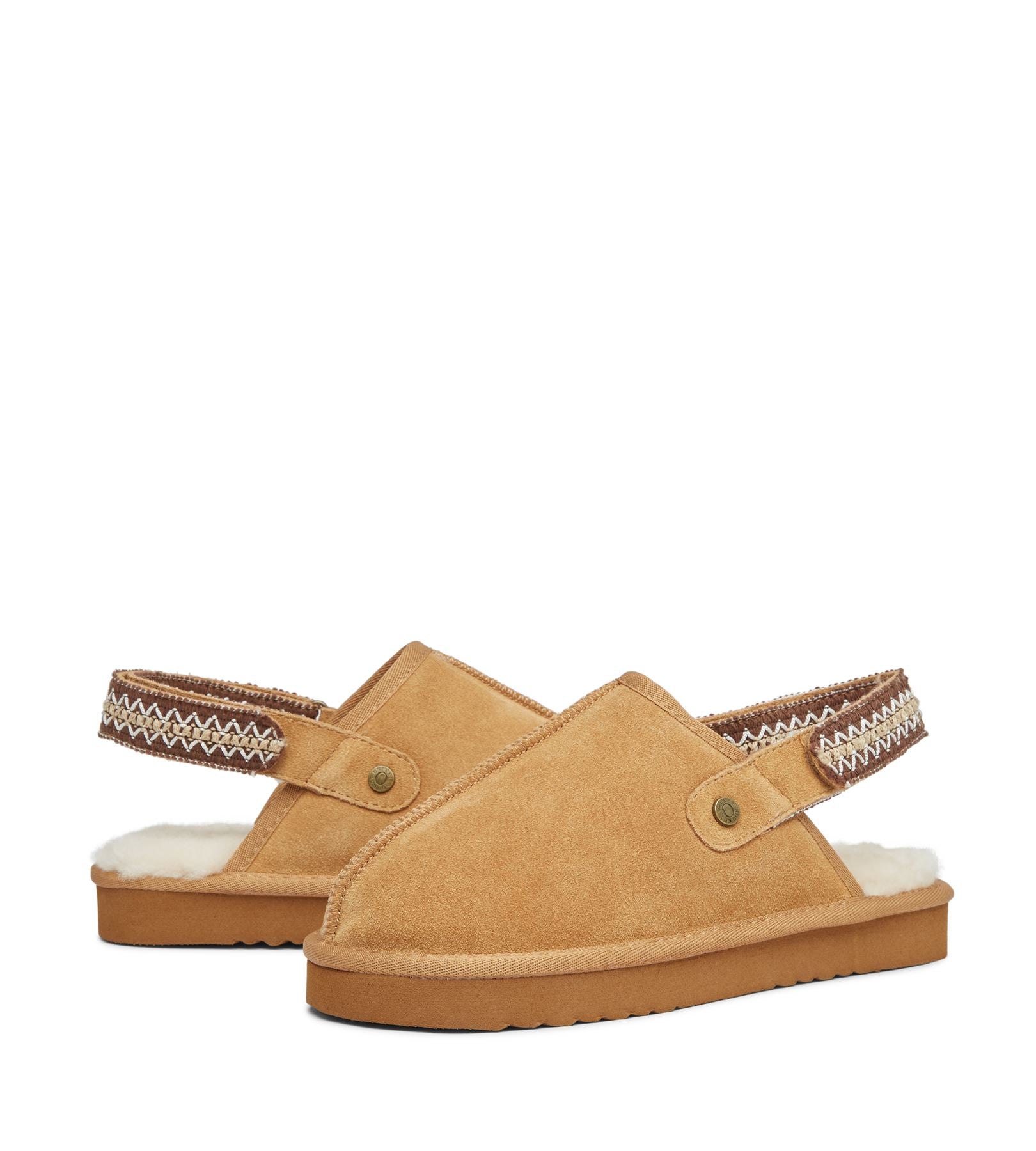 Osprey London The Constellation Wildleder Damen Braune Hausschuhe