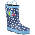 Cotswold Sprinkle Gummistiefel Dunkelblau & Weiß