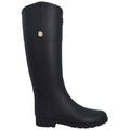 Hunter Refined Riding Gummi Damen Schwarze Farbe Gummistiefel
