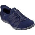 Skechers Breathe-Easy - Roll-With-Me Textile Damen Navy Sneakers