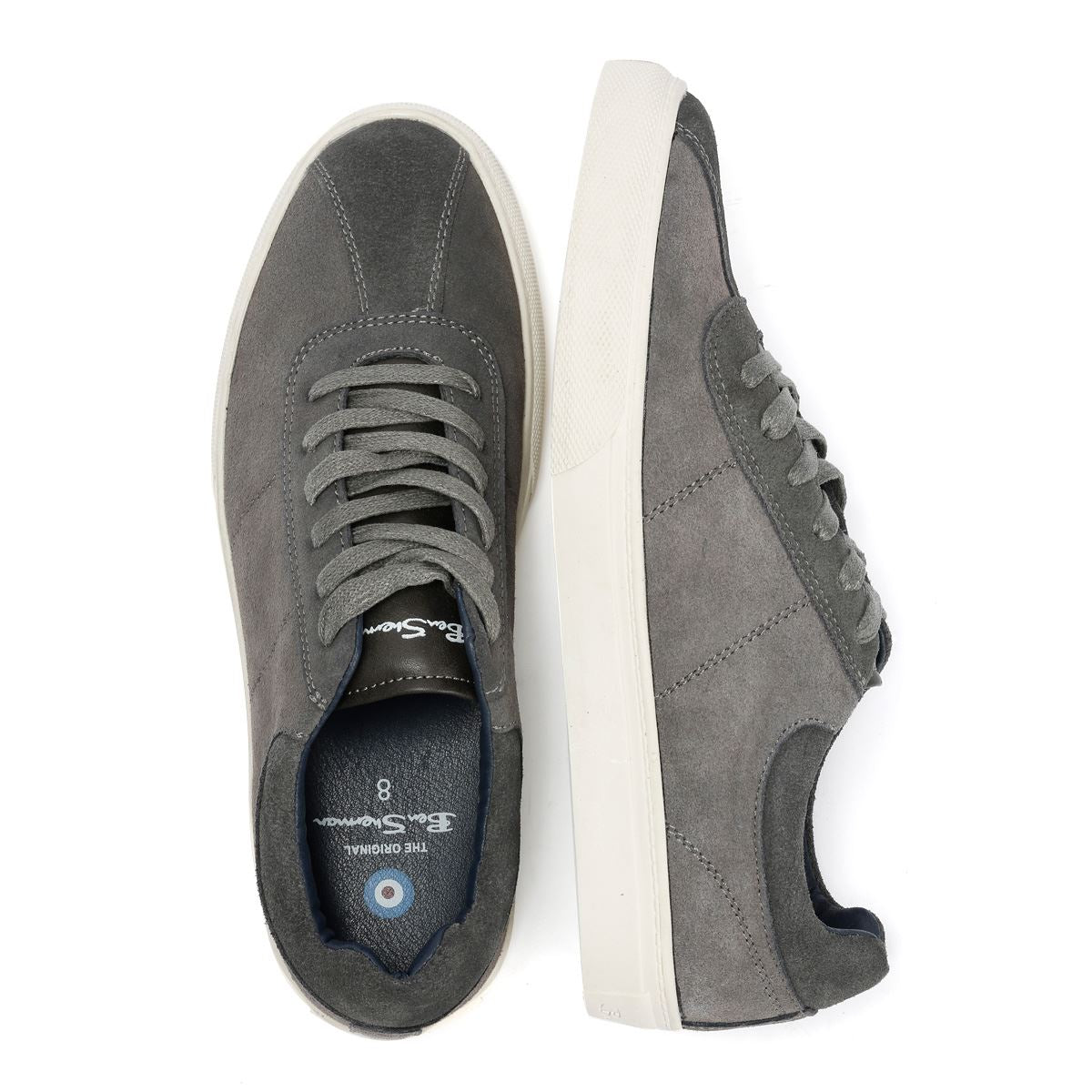 Ben Sherman Bentley II Wildleder Herren Graue Sneakers