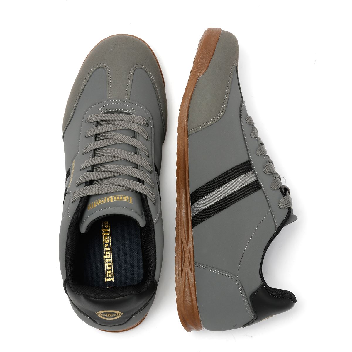 Lambretta Tackle Herren Graue Turnschuhe