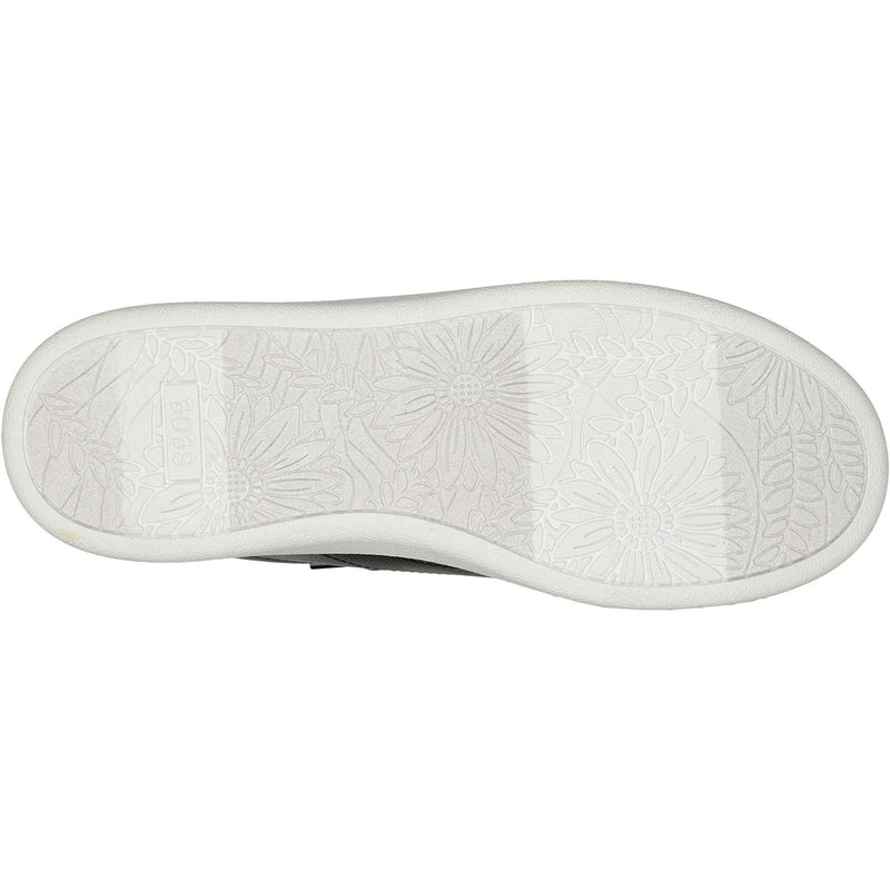 Skechers BOBS D'Vine Instant Delight Synthetische Damen-Sneaker In Schwarz.