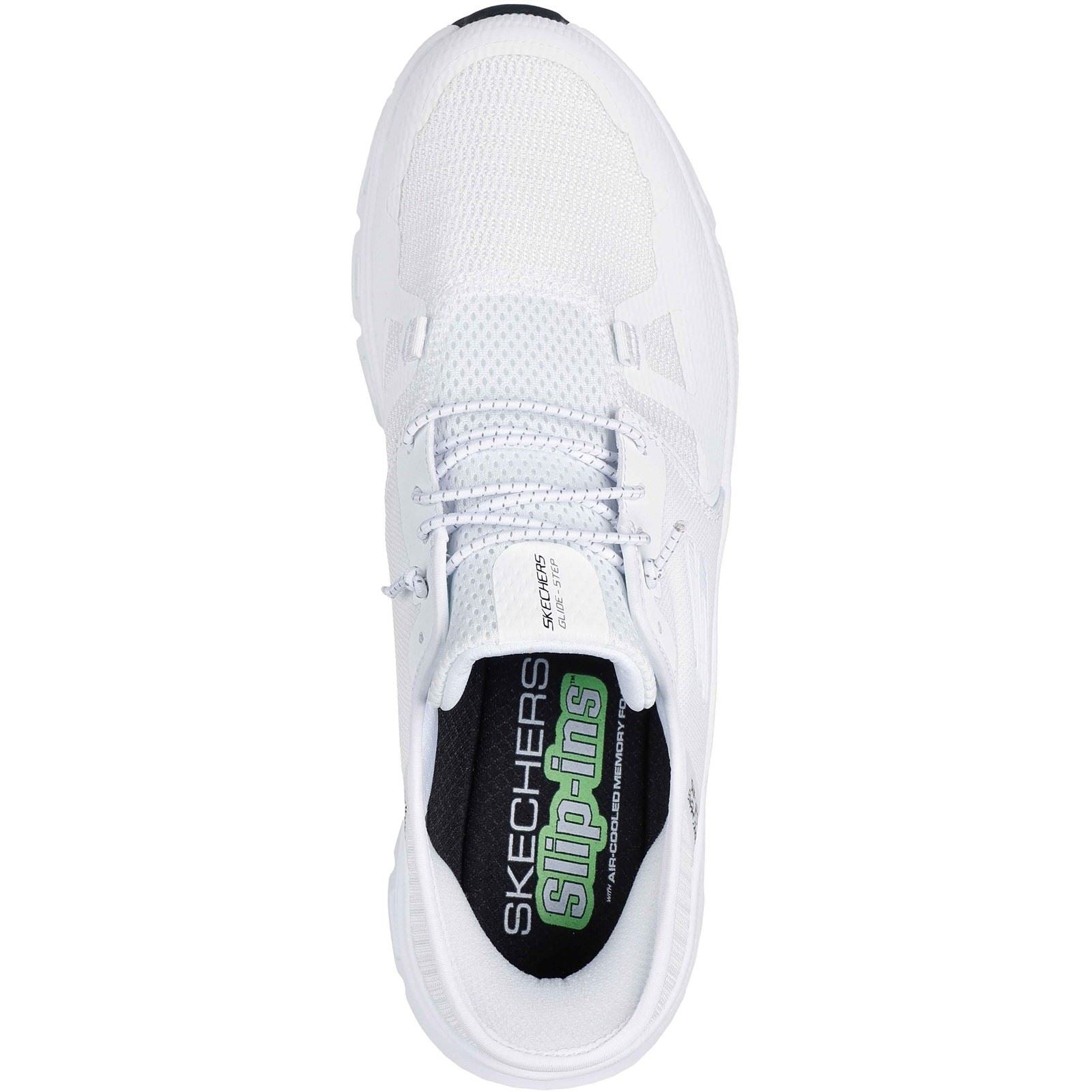 Skechers Glide-Step Pro Textile Herren Weiße Sneaker