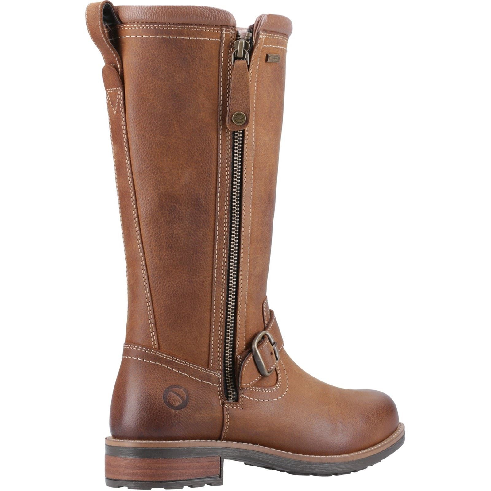 Cotswold Bourton Damen Stiefel aus Leder in Tan
