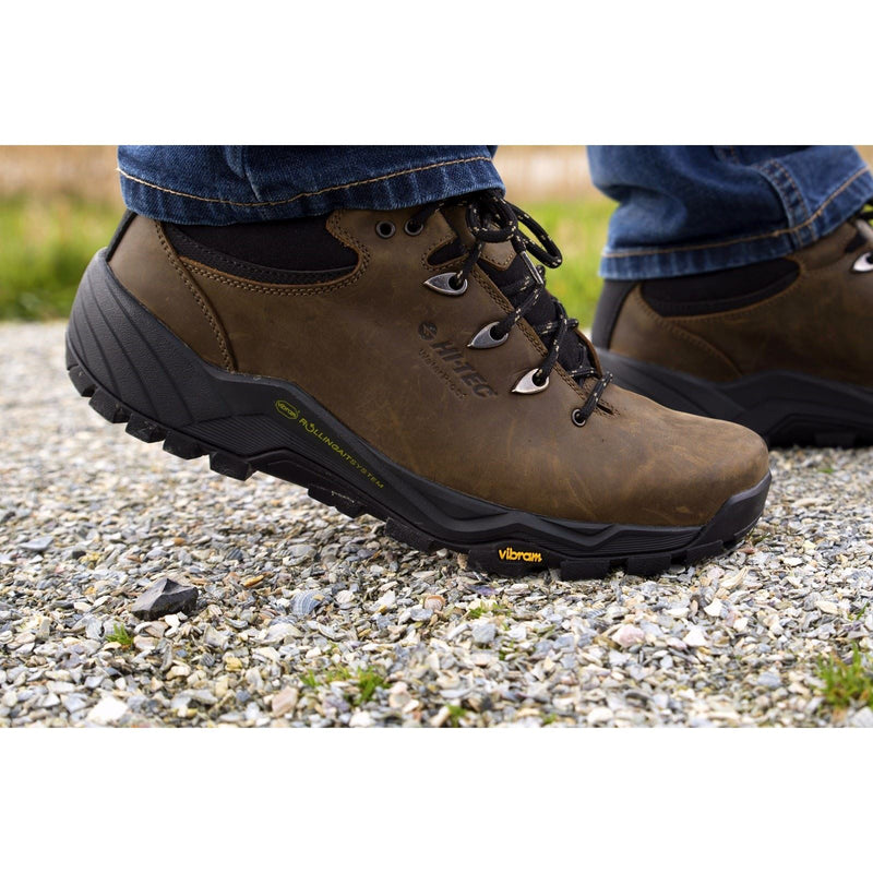 Hi-Tec Altitude Pro RGS Herren Wanderstiefel Aus Dunkler Schokoladenleder